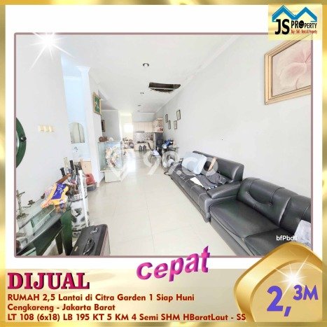 Rumah Modern 4 Kamar LT 108m2 di Kalideres Rumah Modern 4 Kamar LT 108m2 di Kalideres