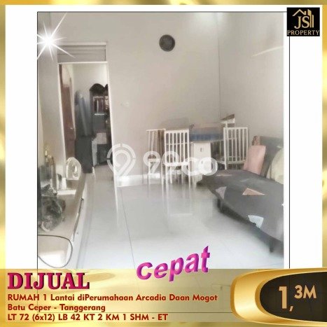 Dijual Hunian Rumah Terawat 2 KT di Daan Mogot, Jakarta Barat Dijual Hunian Rumah Terawat 2 KT di Daan Mogot, Jakarta Barat