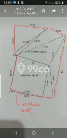 Tanah Komersial Dijual di Pagedangan Tangerang 669m2 Tanah Komersial Dijual di Pagedangan Tangerang 669m2