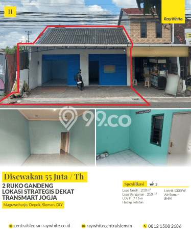 Ruko Disewakan di Kawasan Ramai Kalasan, Sleman Ruko Disewakan di Kawasan Ramai Kalasan, Sleman