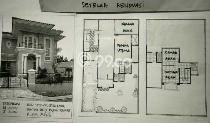 Jual Rumah Mewah Elegan Dengan View Eksklusif di BSD, Tangerang Jual Rumah Mewah Elegan Dengan View Eksklusif di BSD, Tangerang