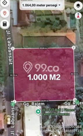 Tanah Dijual di Badung Seluas 1000m2 Strategis Tanah Dijual di Badung Seluas 1000m2 Strategis