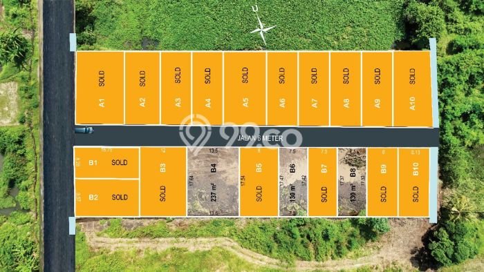 Tanah Area Berkembang di Mlati, Luas 264m², Cocok untuk Investasi Tanah Area Berkembang di Mlati, Luas 264m², Cocok untuk Investasi