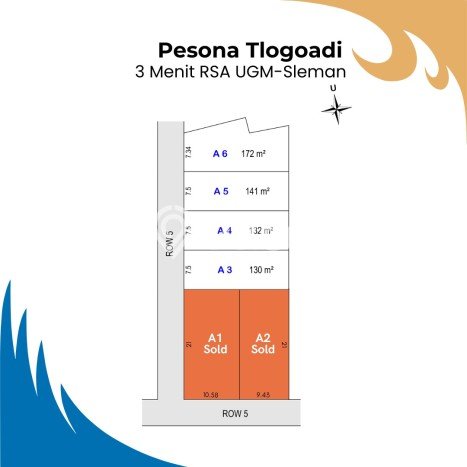 HOT DEAL! Tanah di Gamping, Luas 132m², Area Premium HOT DEAL! Tanah di Gamping, Luas 132m², Area Premium