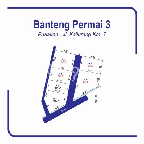 Tanah di Sleman, Luas 136m², Akses Mudah Tanah di Sleman, Luas 136m², Akses Mudah