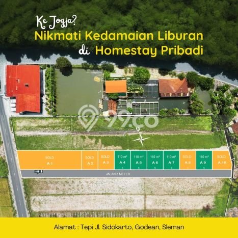Tanah Premium Kawasan Godean, Luas 110m², Cocok untuk Investasi Tanah Premium Kawasan Godean, Luas 110m², Cocok untuk Investasi