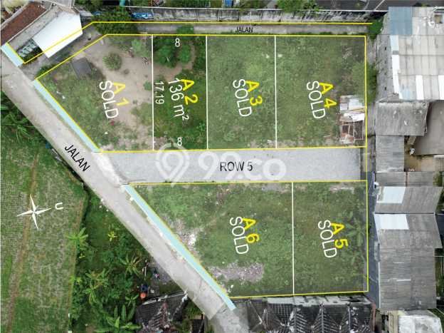 AREA PROSPEKTIF! Tanah di Danurejan, Luas 136m², Akses Transportasi, Kawasan Potensial AREA PROSPEKTIF! Tanah di Danurejan, Luas 136m², Akses Transportasi, Kawasan Potensial