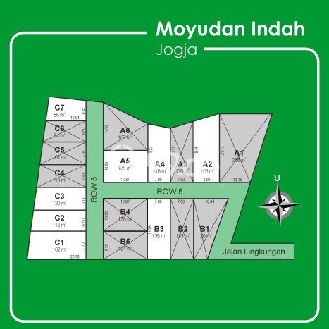 Jual Tanah di Moyudan, Luas 116m², Lingkungan Asri Jual Tanah di Moyudan, Luas 116m², Lingkungan Asri