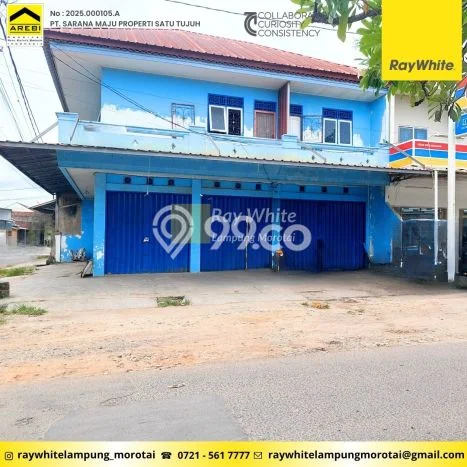 Kantor Strategis Kawasan Sukarame, Luas 468m2m², Mainroad, Area Bisnis Aktif Kantor Strategis Kawasan Sukarame, Luas 468m2m², Mainroad, Area Bisnis Aktif
