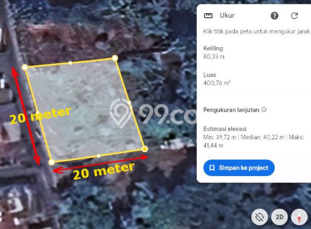 Lahan Dijual Lokasi Strategis di Tangerang Selatan dengan Luas 400m2 Lahan Dijual Lokasi Strategis di Tangerang Selatan dengan Luas 400m2