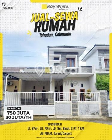Rumah Strategis Minimalis Lb 70m2 di Colomadu, Karanganyar Rumah Strategis Minimalis Lb 70m2 di Colomadu, Karanganyar
