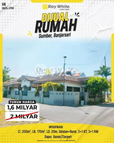 Hunian Cantik Minimalis Lb 170m2 di Banjarsari, Surakarta Hunian Cantik Minimalis Lb 170m2 di Banjarsari, Surakarta