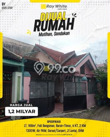 Rumah Strategis Modern Lb 168m2 di Laweyan, Surakarta Rumah Strategis Modern Lb 168m2 di Laweyan, Surakarta