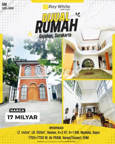 Best Deal Hunian Premium Ideal dan Luas di Pasar Kliwon, Surakarta Best Deal Hunian Premium Ideal dan Luas di Pasar Kliwon, Surakarta