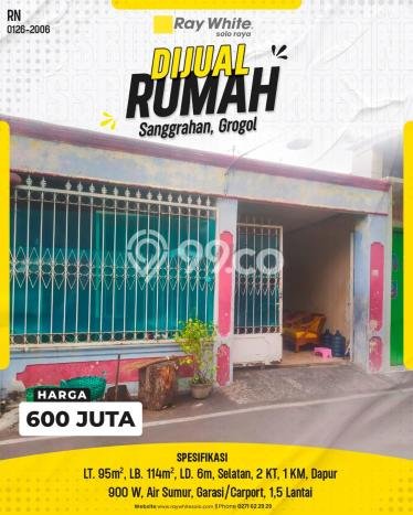 Rumah Strategis Modern Lb 114m2 di Grogol, Sukoharjo Rumah Strategis Modern Lb 114m2 di Grogol, Sukoharjo