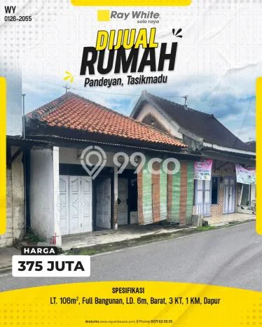 Jual Rumah Murah di Tasikmadu Karanganyar Harga Rp 375 Juta LT 106m2 Jual Rumah Murah di Tasikmadu Karanganyar Harga Rp 375 Juta LT 106m2