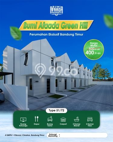 Rumah Budget Favorit Dijual di Cileunyi LT 70m2 Rumah Budget Favorit Dijual di Cileunyi LT 70m2