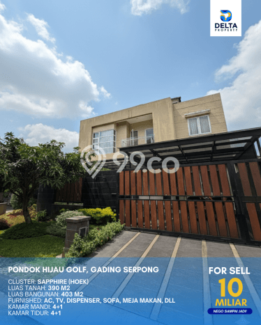 Dijual Rumah Mewah Elegan Dengan View Eksklusif di Gading Serpong, Tangerang Dijual Rumah Mewah Elegan Dengan View Eksklusif di Gading Serpong, Tangerang