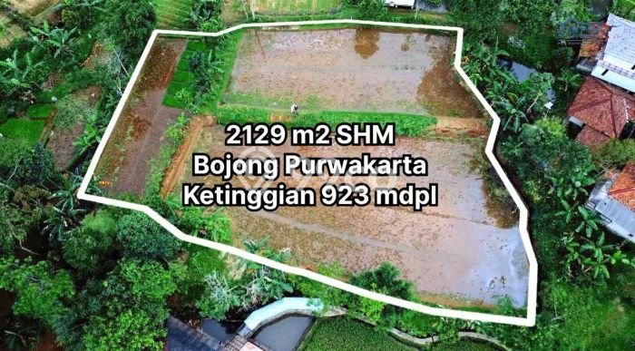 Lahan untuk Dijual Lokasi Bojong, Purwakarta Luas 2129m2 SHM Lahan untuk Dijual Lokasi Bojong, Purwakarta Luas 2129m2 SHM