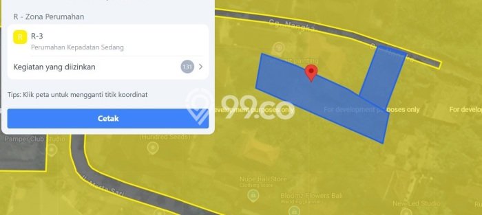 Tanah Dijual di Badung Seluas 490m2 Strategis Tanah Dijual di Badung Seluas 490m2 Strategis