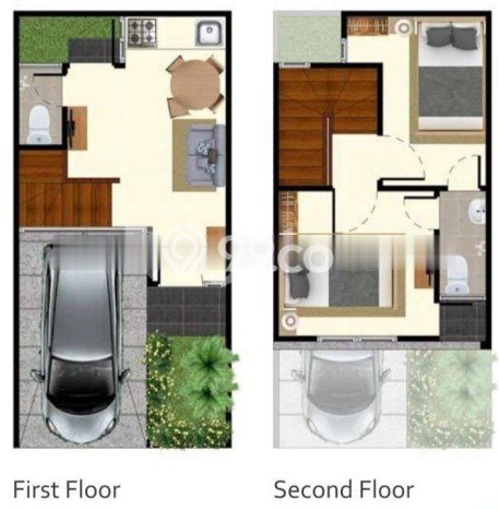 Rumah Modern 2 Kamar LT 32m2 di Wonorejo Rumah Modern 2 Kamar LT 32m2 di Wonorejo