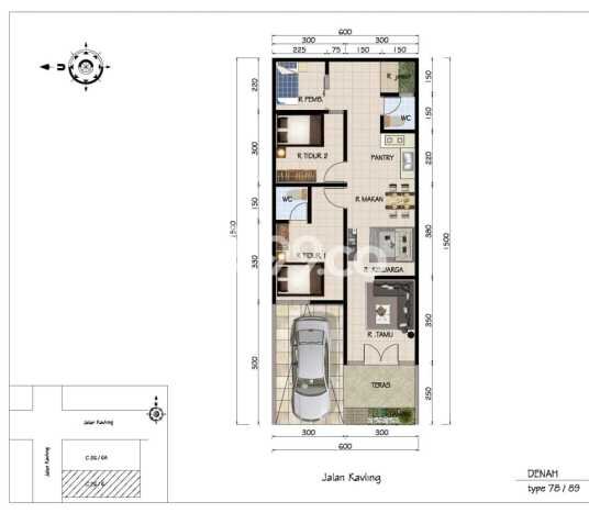 Rumah 3 KT 2 KM di Area Premium Harapan Jaya, Bekasi Rumah 3 KT 2 KM di Area Premium Harapan Jaya, Bekasi