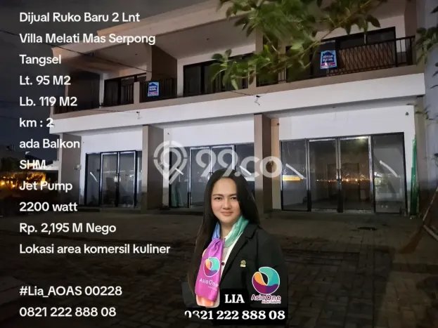 Untuk Dijual! Ruko di Villa Melati Mas Tangerang Selatan LT 95m2 / LB 119m2 Kawasan Bisnis Untuk Dijual! Ruko di Villa Melati Mas Tangerang Selatan LT 95m2 / LB 119m2 Kawasan Bisnis