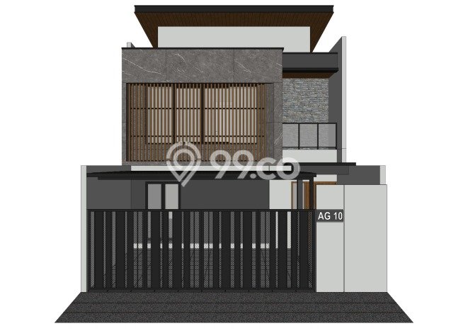 Rumah di Pondok Kelapa, Jakarta Timur, Luas 192m2m² LB 231m2m² Rumah di Pondok Kelapa, Jakarta Timur, Luas 192m2m² LB 231m2m²