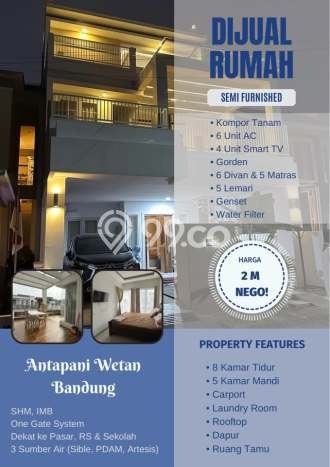 Jual Segera Rumah 8 KT 5 KM di Antapani, Bandung Jual Segera Rumah 8 KT 5 KM di Antapani, Bandung
