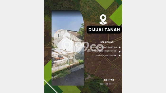 Tanah Kavling Dijual di Bandung dengan Spesifikasi 130m2 Tanah Kavling Dijual di Bandung dengan Spesifikasi 130m2