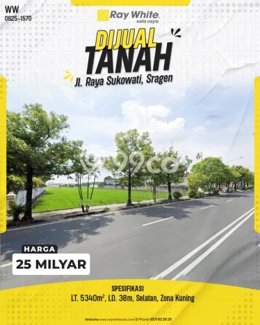 Tanah Kavling untuk Dijual di Sragen Sragen 5340m2 Tanah Kavling untuk Dijual di Sragen Sragen 5340m2