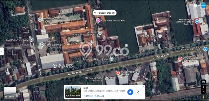 Tanah Kavling untuk Dijual di Sragen Sragen 5340m2 Tanah Kavling untuk Dijual di Sragen Sragen 5340m2