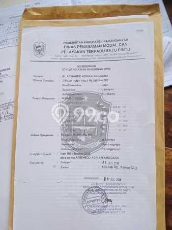 FOR SALE! Gudang di Gondangrejo Karanganyar, LT 1160m2, LB 800m2 FOR SALE! Gudang di Gondangrejo Karanganyar, LT 1160m2, LB 800m2