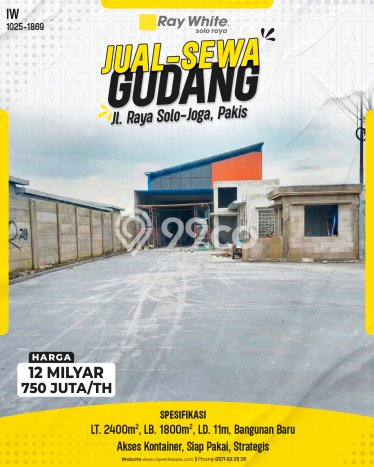 Gudang bagus disewakan di Wonosari Klaten dengan LB 1800m2 harga sewa terbaik Gudang bagus disewakan di Wonosari Klaten dengan LB 1800m2 harga sewa terbaik