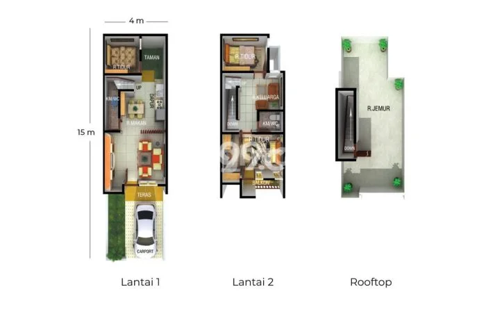 Dijual Cepat Rumah Bagus Siap Huni LB 60m2 di Medan Tembung, Medan Dijual Cepat Rumah Bagus Siap Huni LB 60m2 di Medan Tembung, Medan