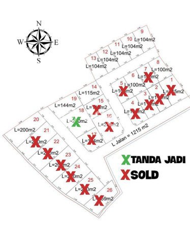 Dijual Tanah Lokasi Saba, Gianyar Seluas 100m2 Dijual Tanah Lokasi Saba, Gianyar Seluas 100m2
