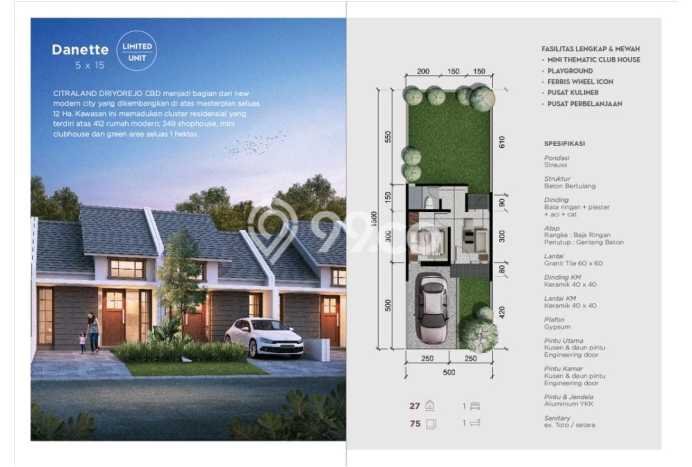 Hunian Cantik Minimalis Lb 27m2 di Driyorejo, Gresik Hunian Cantik Minimalis Lb 27m2 di Driyorejo, Gresik