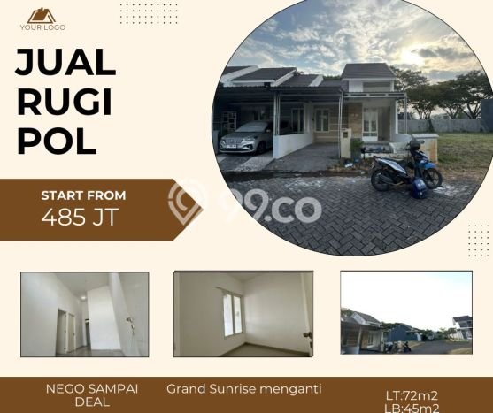 Jual Rumah Murah Meriah Menganti Punya 2 KT & LT 72m2 Jual Rumah Murah Meriah Menganti Punya 2 KT & LT 72m2