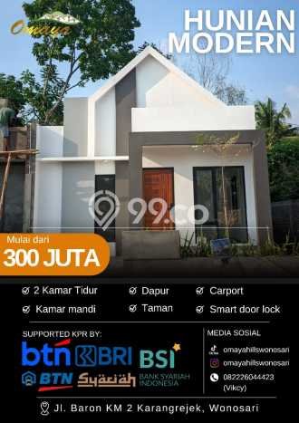 Hunian Nyaman 2 KT di Wonosari, Gunung Kidul - Luas Tanah 70m2m² Hunian Nyaman 2 KT di Wonosari, Gunung Kidul - Luas Tanah 70m2m²