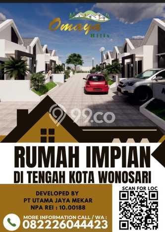 Rumah Minimalis Terbaik Dijual Area Wonosari LT 70m2 Rumah Minimalis Terbaik Dijual Area Wonosari LT 70m2