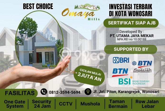 Rumah 2 KT 1 KM Semi Furnished di Wonosari, Dekat Supermarket, Gunung Kidul Rumah 2 KT 1 KM Semi Furnished di Wonosari, Dekat Supermarket, Gunung Kidul