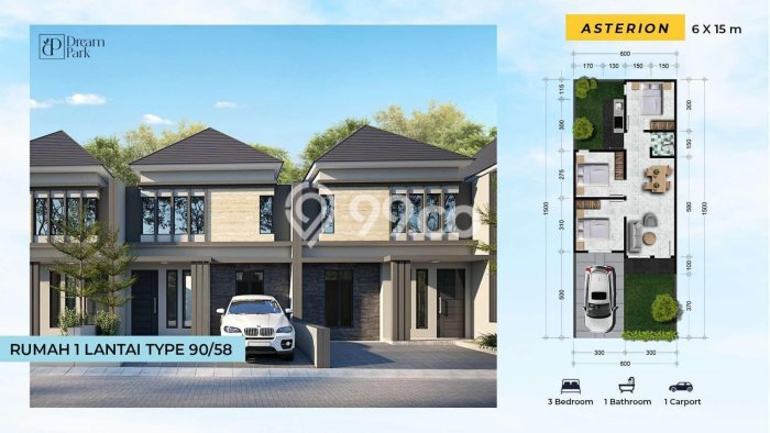 Hunian Cantik Modern Lb 42m2 di Waru, Sidoarjo Hunian Cantik Modern Lb 42m2 di Waru, Sidoarjo