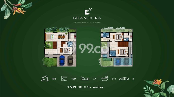 Hunian Cantik Minimalis Lb 82m2 di Batu, Batu Hunian Cantik Minimalis Lb 82m2 di Batu, Batu