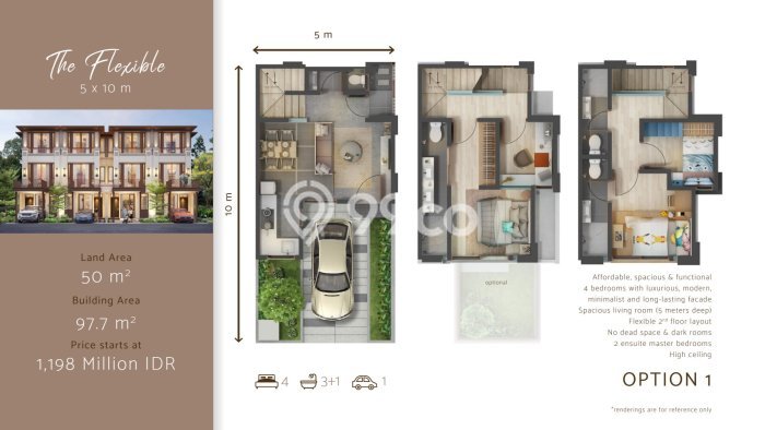 Vila Nyaman Kawasan Sindang Jaya, Area 55m2m², Dekat ke beragam fasilitas Vila Nyaman Kawasan Sindang Jaya, Area 55m2m², Dekat ke beragam fasilitas