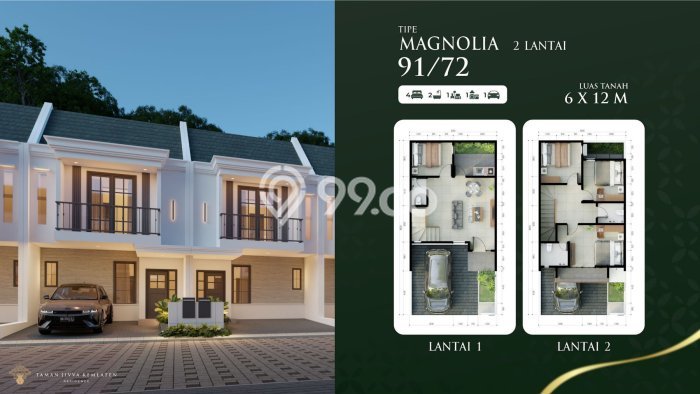 Rumah Minimalis 2 Kamar LT 50m2 di Karangpilang Rumah Minimalis 2 Kamar LT 50m2 di Karangpilang