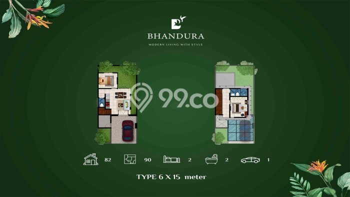 Hunian Cantik Minimalis Lb 82m2 di Batu, Batu Hunian Cantik Minimalis Lb 82m2 di Batu, Batu