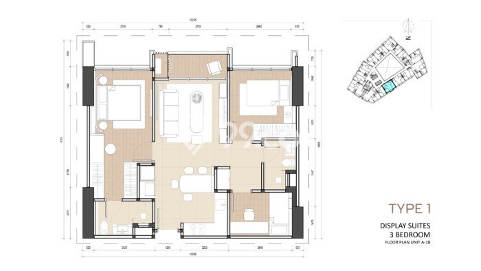 Untuk Dijual Apartemen 1 KT & 1 KM di Surabaya Area Strategis Untuk Dijual Apartemen 1 KT & 1 KM di Surabaya Area Strategis