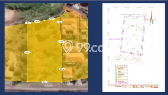 Dijual Tanah 1950m2 di Kutuh, Badung Dijual Tanah 1950m2 di Kutuh, Badung