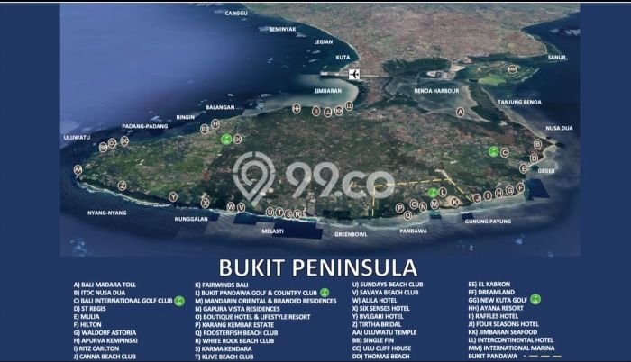 Dijual Tanah 1950m2 di Kutuh, Badung Dijual Tanah 1950m2 di Kutuh, Badung
