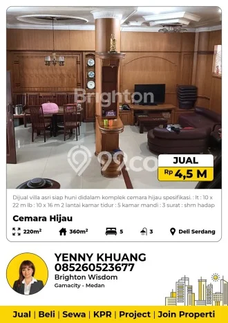 Dijual Hunian Mewah dengan Fasilitas Sekitar Komplit di Percut Sei Tuan, Deli Serdang Dijual Hunian Mewah dengan Fasilitas Sekitar Komplit di Percut Sei Tuan, Deli Serdang
